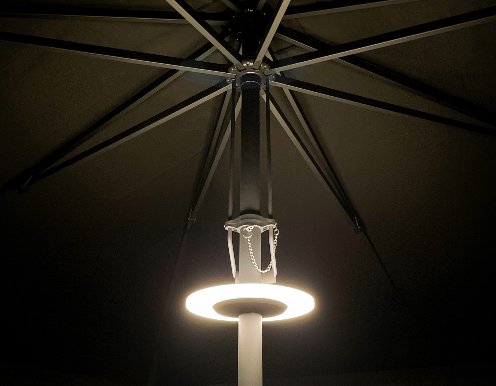Light for parasols