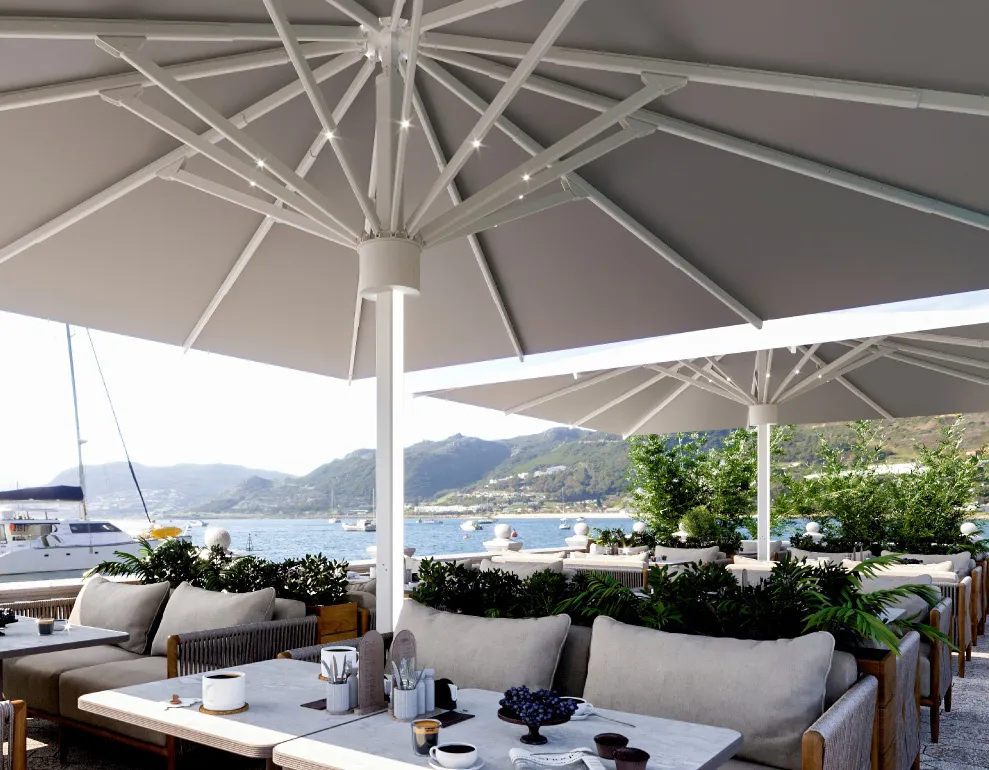 Parasol grande para terraza