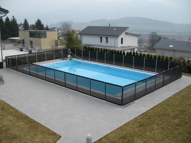 Módulo de 0,5 m para valla piscinas Flash Transparent