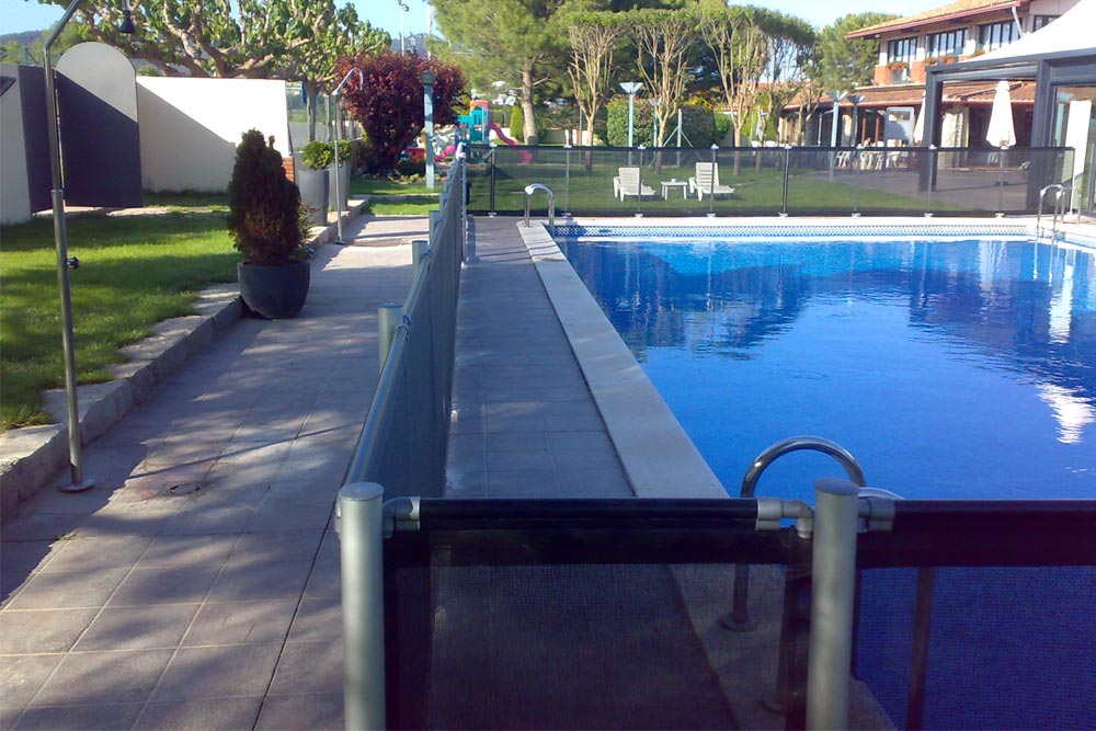 Módulo de 1.25 m de valla piscina Flash N Transparente
