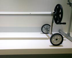 Enrollador Basic con ruedas y manivela
