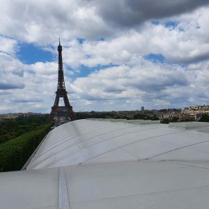 Vistas a la Torre Eiffel desde la cubierta