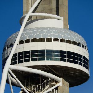 Dome of the Vasco da Gama Tower lined with ETFE cushions.