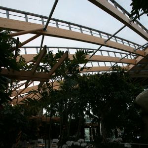 ETFE covered spa ceiling