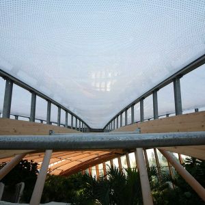 Transparency of ETFE cushions