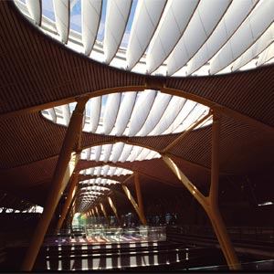 Lucernarios ETFE en Aeropuerto de Barajas
