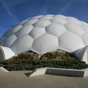 Fachada ETFE como panel de abeja de la cúpula de la plaza milenio