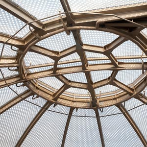 Cubierta con material ETFE en centro comercial Vallsur